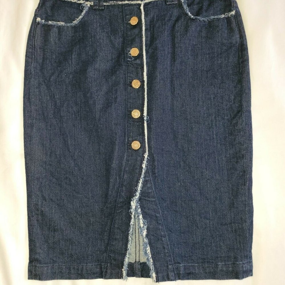7 For All Mankind Sz 27 Front Pencil Skirt